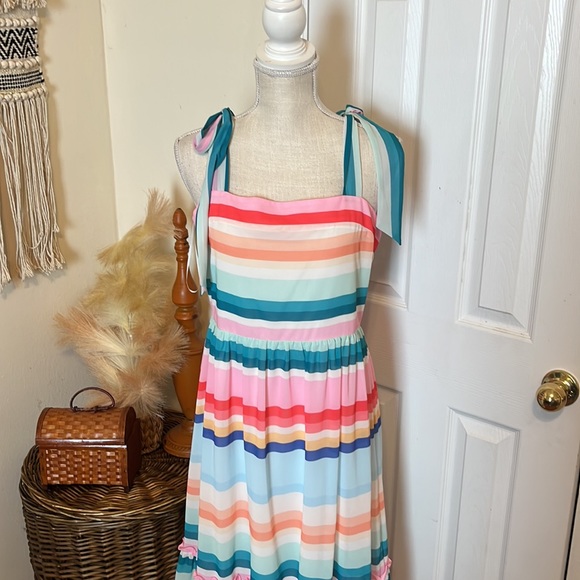 Flying Tomato Multi Colored Dress / Size Large - Picture 2 of 9